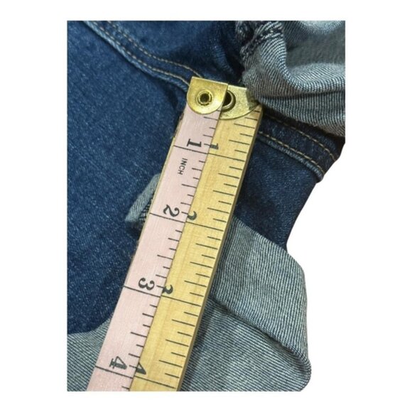 Garage Denim Shorts Womens Size 9 Blue Cuffed High Rise Casual Stretch Jean - Picture 5 of 7